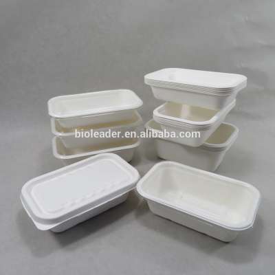 Hot Sale Sugarcane Bagasse Wholesales Biodegradable Disposable fast Food Safe Tray