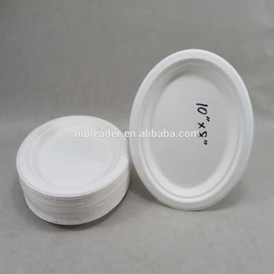 Biodegradable Disposable Restaurant Oval Paper Plate