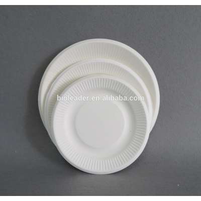 Disposable Sugarcane Bagasse Dinner Plate Sets Biodegradable