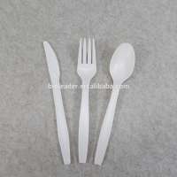 Biodegradable Compost Disposable Cornstarch CPLA Cutlery